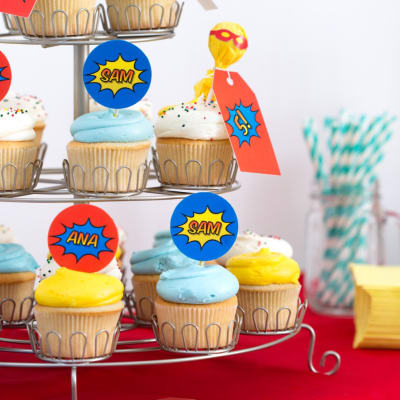 Have No Fear, Superhero Cupcakes Are Here!