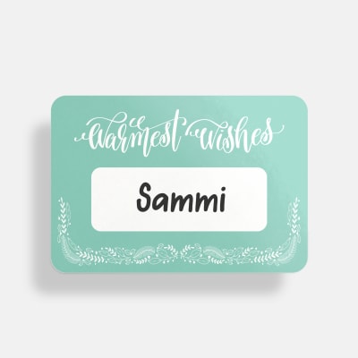 Christmas Name Badge Templates