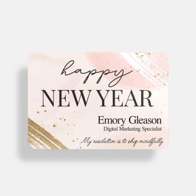 New Year Name Badge Templates