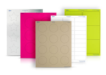 Avery blank labels come in a huge variety of materials for soaps