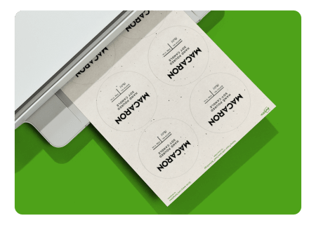 Blank Hemp Labels on Sheets