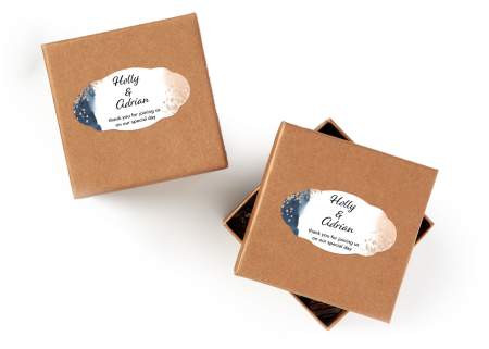 Order custom oval scalloped edge labels from Avery WePrint professional printing service