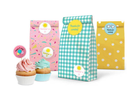 Order printable birthday labels online