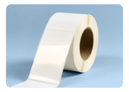 Buy glossy film printable roll labels.