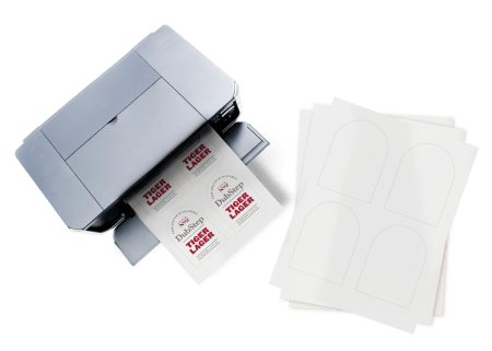 Printable beer labels on sheets or rolls