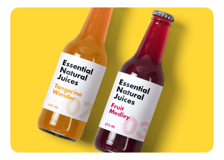 Order the best printable bottle labels online