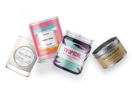 Order the best printable candle labels online