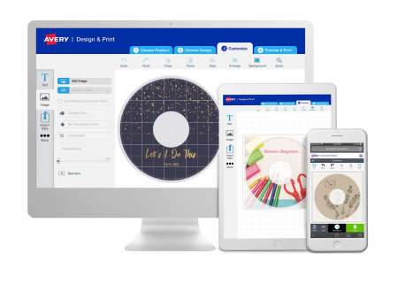 Avery custom CD abels come in a huge variety of materials and finishes