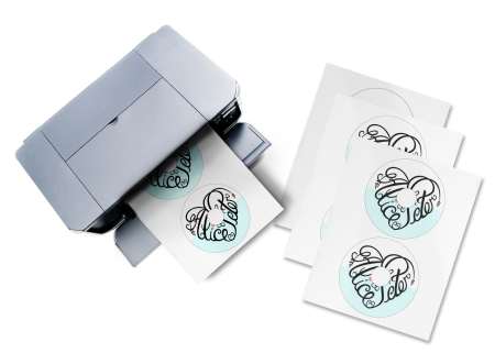 Print your own DIY wedding stickers and labels with Avery printable labels by the sheet