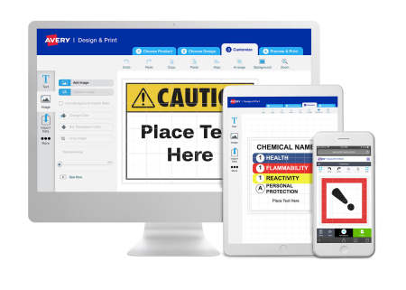 Easily design your printable signs with Avery tools