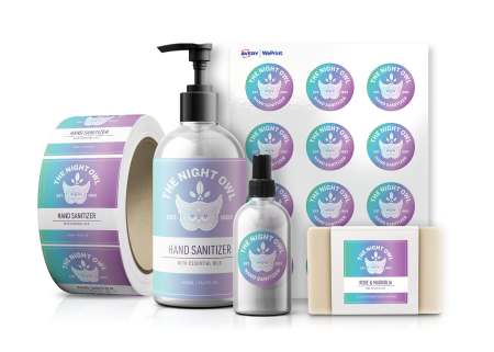 Avery custom labels come in a huge variety of materials and finishes