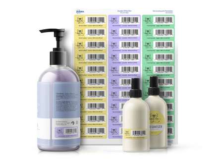 Order custom barcode label sizes and shapes for no extra cost with Avery WePrint