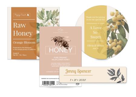 Avery printable labels come in a huge variety of materials