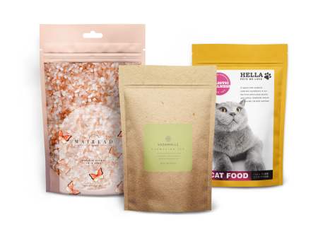 Order custom stand up pouches online