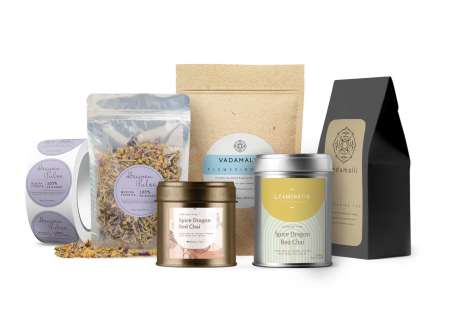 Order custom tea labels online