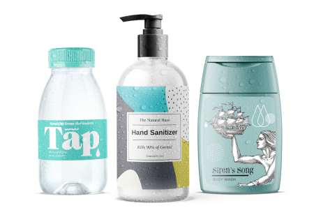 Order outdoor waterproof white film labels to print yourself