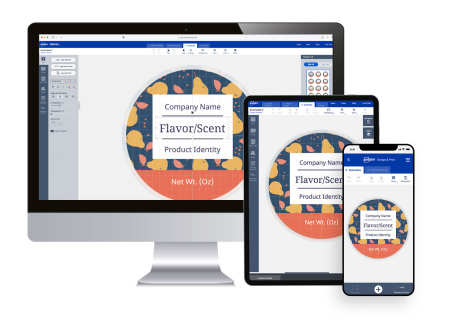 Design your glossy labels with Avery design tools