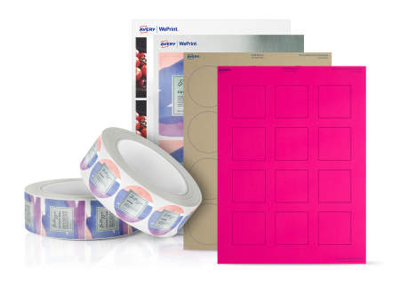 Order custom sizes round scalloped labels for no extra cost with Avery WePrint