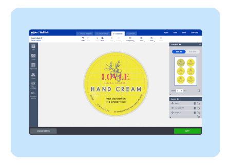 Personalize printable rectangle labels online with a free blank rectangle template