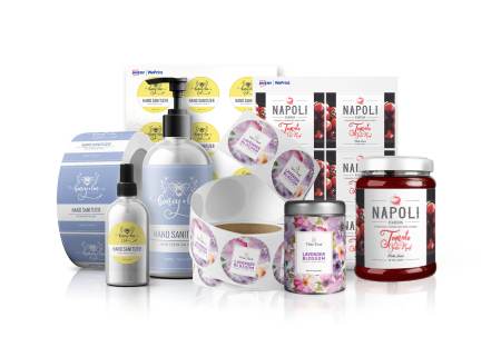 Order custom matte film labels from Avery WePrint