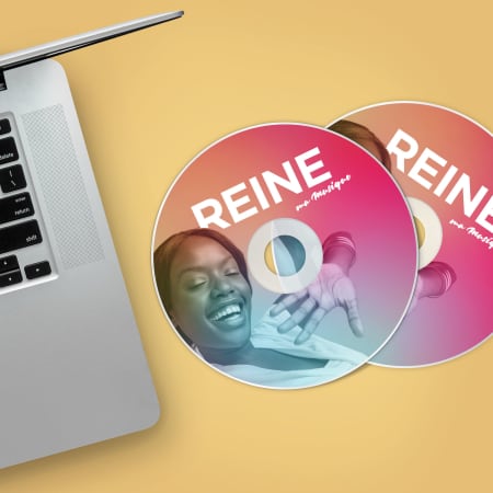 Avery CD & DVD labels printed with Avery templates