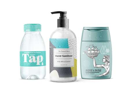 Order durable white film labels to print yourself