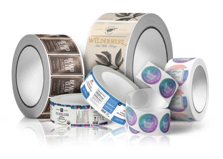 Order custom roll labels from Avery WePrint professional printing service