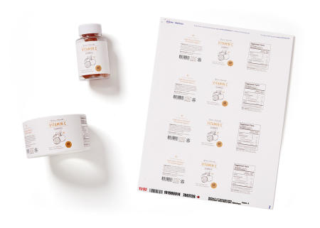 Order custom hemp labels from Avery WePrint professional printing service