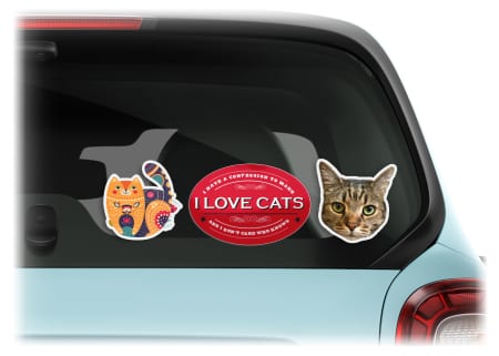 Order custom car stickers & decals from Avery WePrint professional printing service