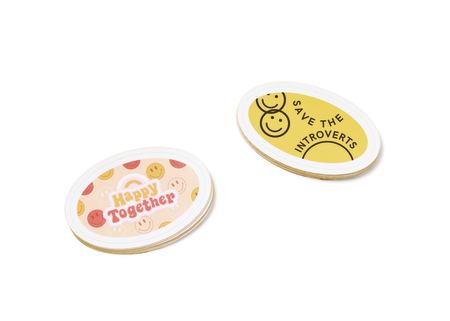Order oval sticker labels online