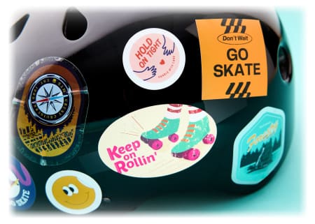 Order your helmet stickers online