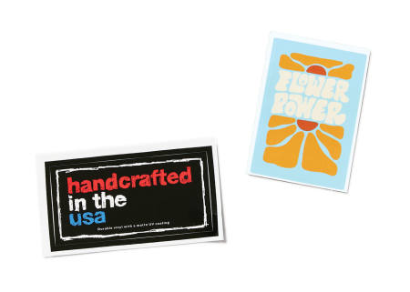 Order rectangle sticker labels online
