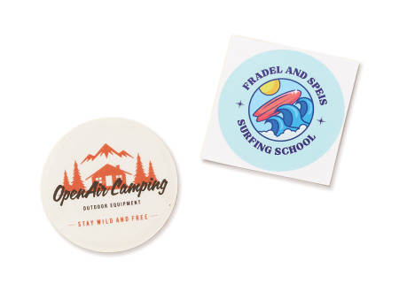 Order round sticker labels online