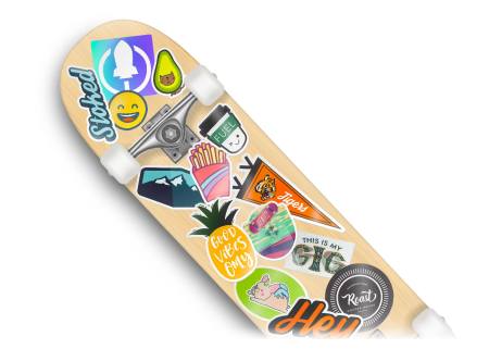 Order your skateboard stickers online