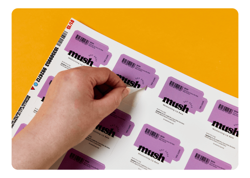 Use Avery WePrint, a professional printing service to order lip balm labels