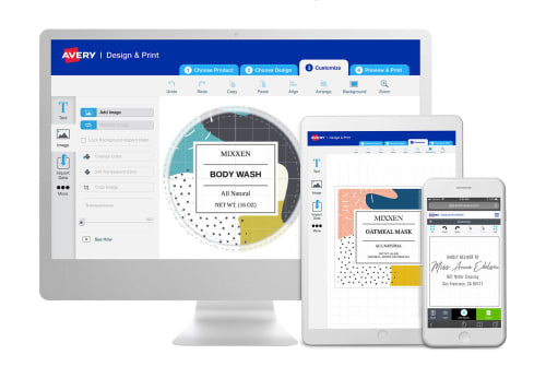 Design your product labels with free Avery templates