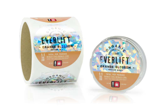 Order custom printed metallic labels, holographic labels or foil sticker from Avery WePrint