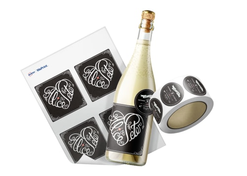 Order premium professionally printed wine labels from Avery WePrint