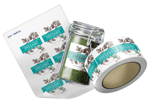 Order premium professionally printed spice jar labels from Avery WePrint