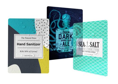 Shop a huge catalog of premium custom made label materials and finishes for your personalized labels