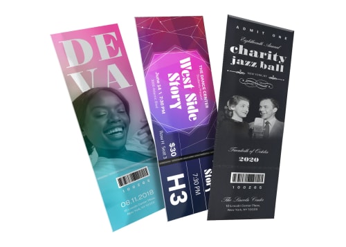 Order custom event tickets or printable tickets from Avery
