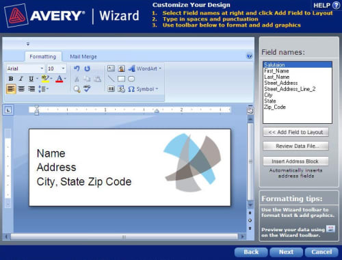 Avery software