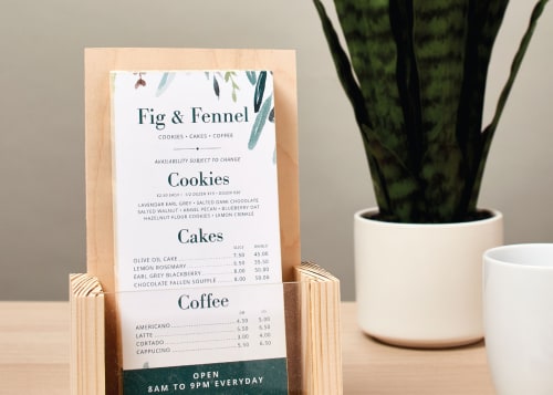 Order custom rack cards from Avery professional printing service