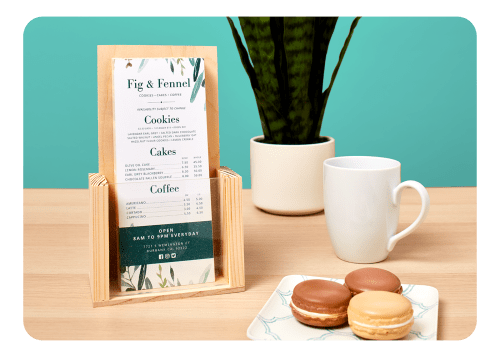 Order custom rack cards from Avery professional printing service