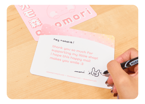 Order custom thank you cards from Avery professional printing service