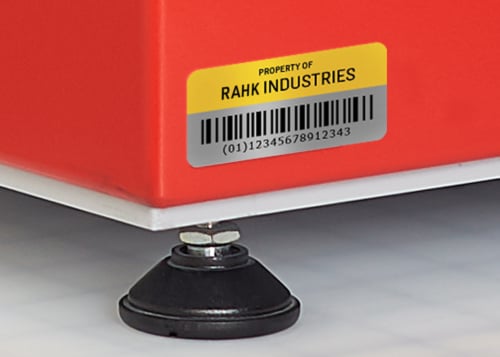 Personalize your asset tags online with free templates