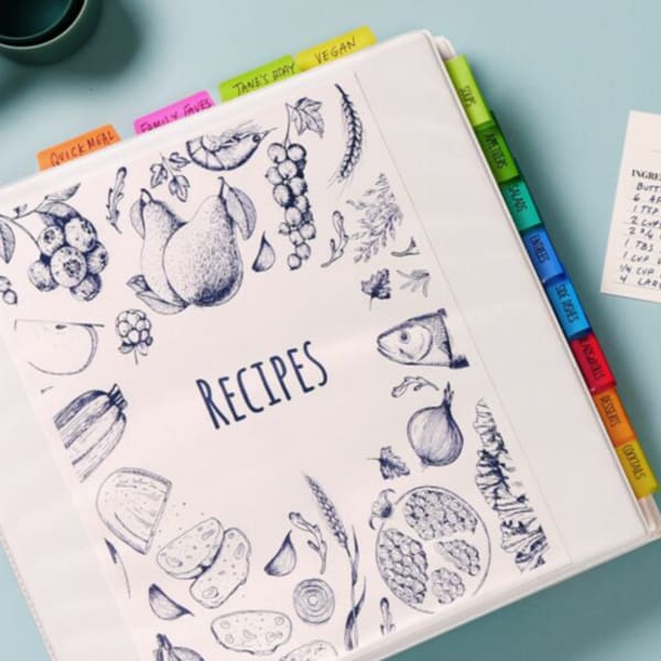 How to Create a Recipe Binder the Easy Way