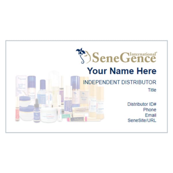Independent Distributor Business Cards