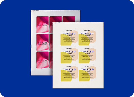 Print at home with Avery blank labels