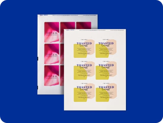 Avery Custom Printed Sheet Labels